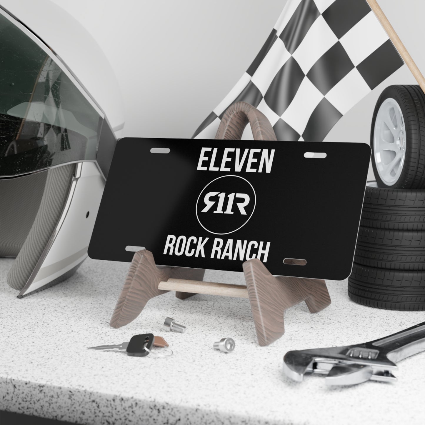 Eleven Rock Ranch License Plate