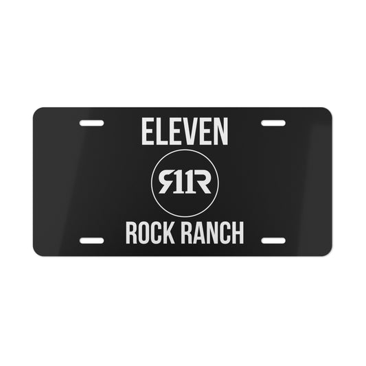 Eleven Rock Ranch License Plate